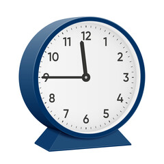 Its a quarter to twelve, a quarter to 12, 45 minutes past 11, 15 to 12, 11 45, 23 45, 11 45 am, 11 45 pm, 15 minutes to 12 oclock. Realistic 3d illustration dark blue table clock png transparent