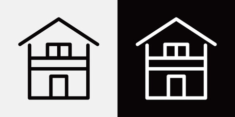 建物のアイコンセット
