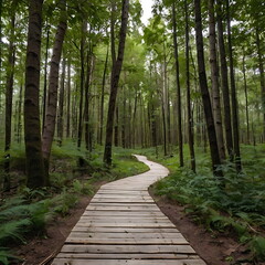 green forest wallpaper