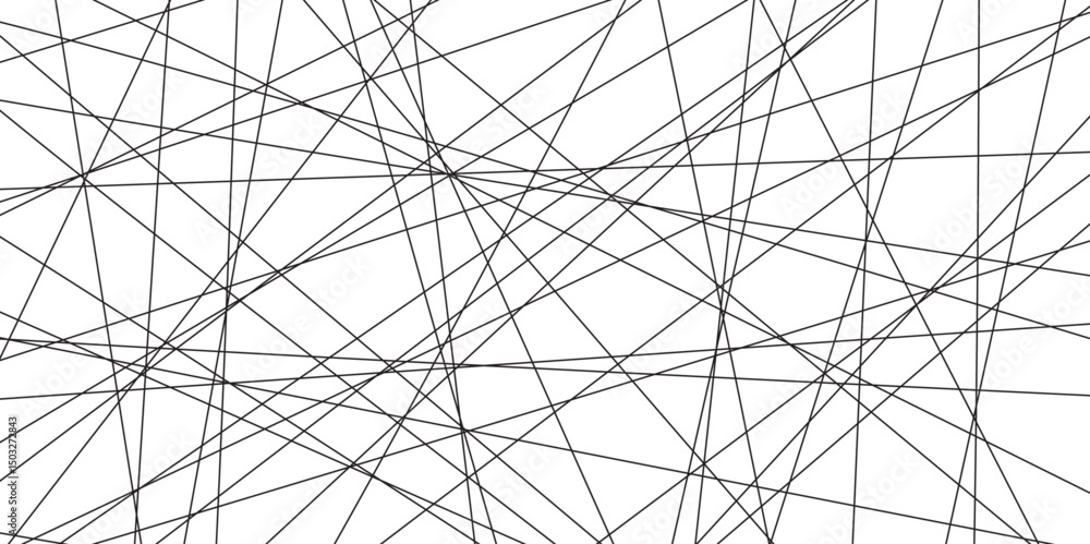Fototapete Abstract black lines with white background. Creative and geometric shape with luxury pattern and paper texture design. abstract background with stripes for website design Technology background.	
