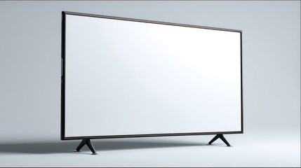Modern flat screen television, simple, minimalist design