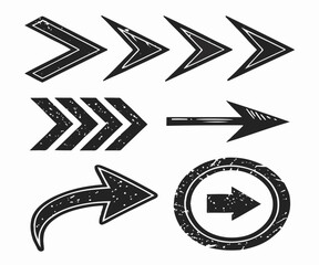 Black Paint Brush Stroke Elements for Design and Illustration. Hand-Drawn Brush, Stroke Clipar, Paint Brush Stroke Elements Vector Illustration 