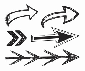 Creative Art Brush Strokes and Painting Tools Silhouette. Hand-Drawn Brush, Stroke Clipar, Paint Brush Stroke Elements Vector Illustration 