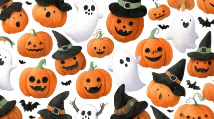 Halloween Fun Patterns Design