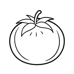 Tomato isolated on white background