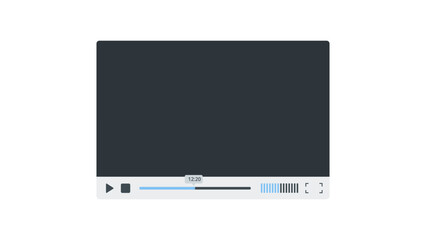 computer monitor with blank screen