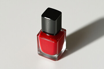red nail polish