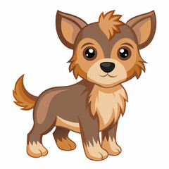 cute cartoon vector dog