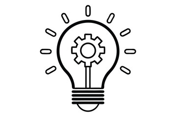 light bulb vector icon