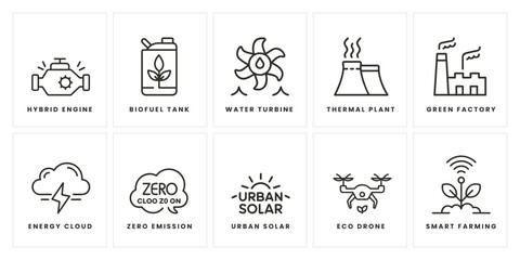 Renewable Energy Icons: Sustainable Solutions for a Greener Future