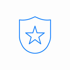 police badge icon sign vector