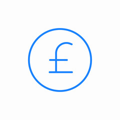 pound symbol icon sign vector