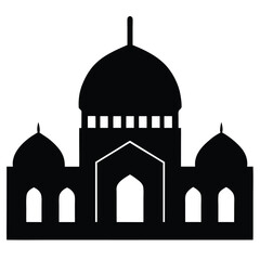 taj mahal vector illustration