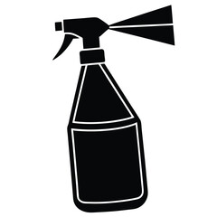 spray bottle vector illustration