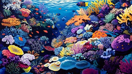 Whispers of Life in an Underwater Coral Paradise


