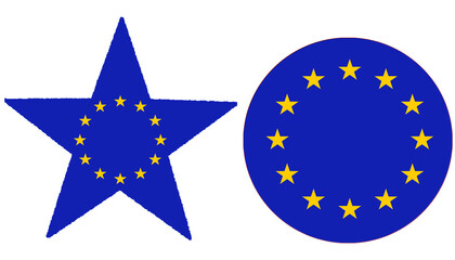 European Union Official flag, National flag of Europe.
Europe Flag has twelve golden stars on a blue field. These stars are not representation any country but symbolize unity and the European ideal.