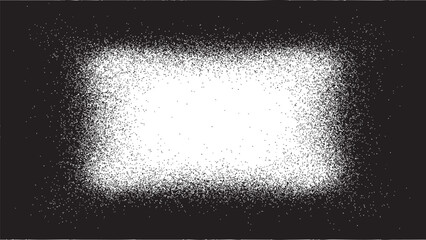 Black and White Dusty Particles Background with Soft Center