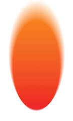 Circular Gradient Transition from Orange to Red