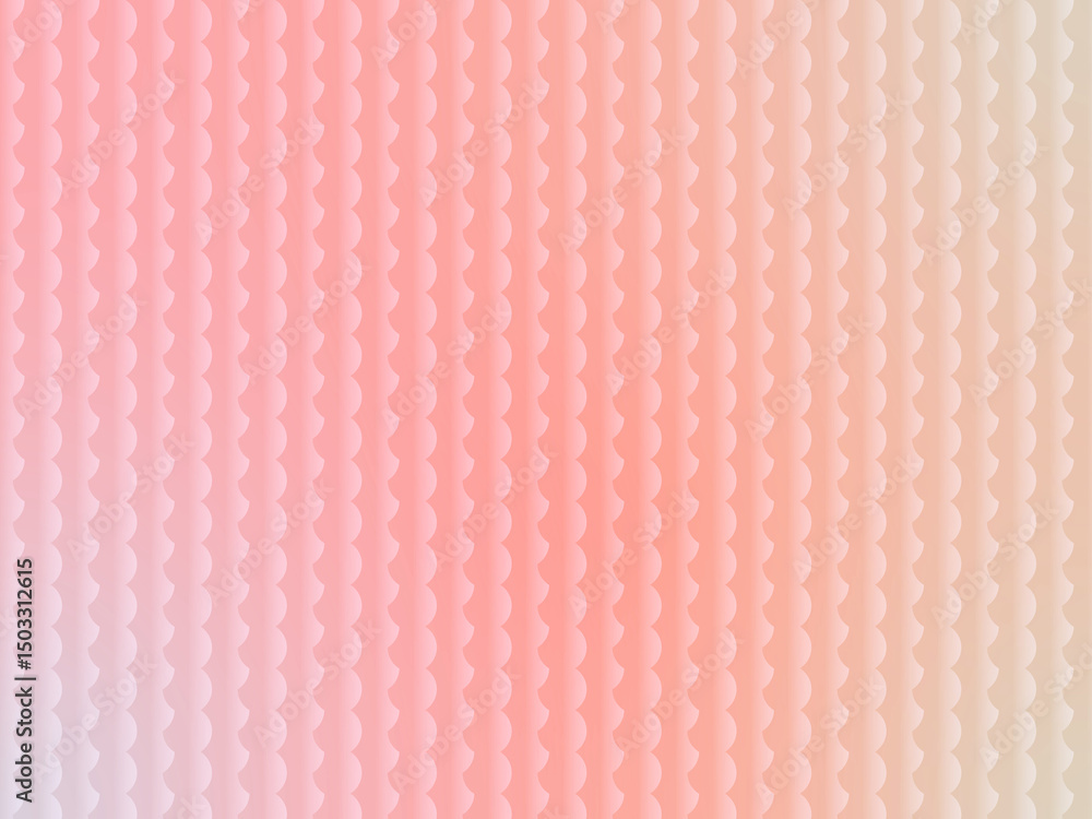 Poster subtle scalloped texture design element