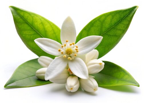Fototapeta neroli flower isolated on white background