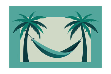 tropical island with palm trees