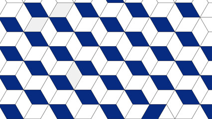 3d cube square seamless geometric shape decoration creative wallpaper . modern seamless art style fabric design .