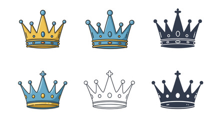 crown vector illustration