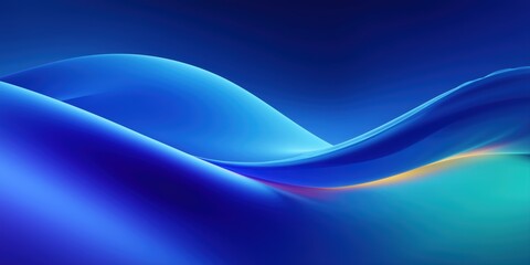 Obraz premium Vibrant gradient background, electric blue tones blending with teal and subtle light effects,