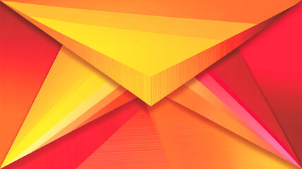 Fototapeta premium A geometric abstract background featuring a triangular design divided into three distinct sections .