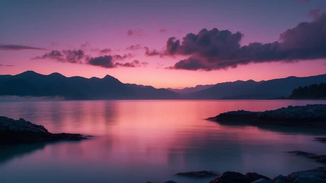 Landscape featuring ambient lighting