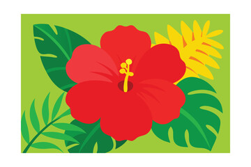 vector illustration of a flower