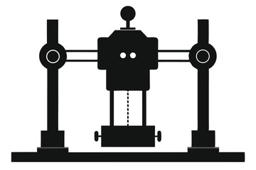 black silhouette of a man