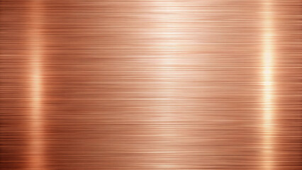 Rose Gold Metallic Surface with Horizontal Streaks and Subtle Reflection Elegant Luxury Texture Background