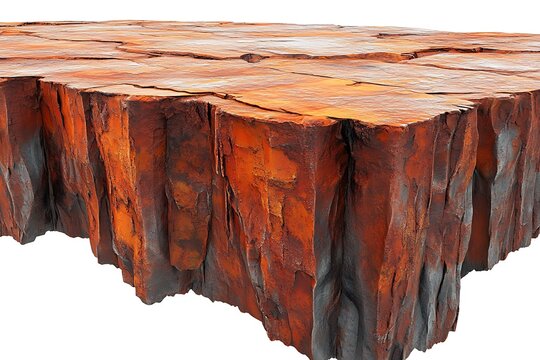 Textured Rocky Surface Design with Craggy Edges and Earthy Tones