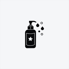 Face Wash Vector Vector Art Silhouette Design