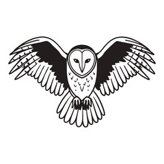 barn owl silhouette (4)