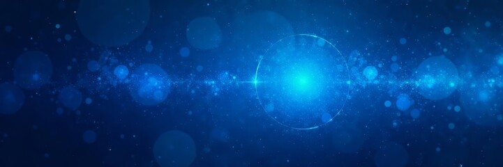 Obraz premium Digital design of abstract blue light with scratched texture, light, digital, scratched