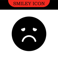 Obraz premium Feedback emoji icons vector. good and bad emoticon signs - Happy and Sad reaction. 6 black faces, Smiley rating icon set , happy, neutral, sad, emojis. Vector illustration