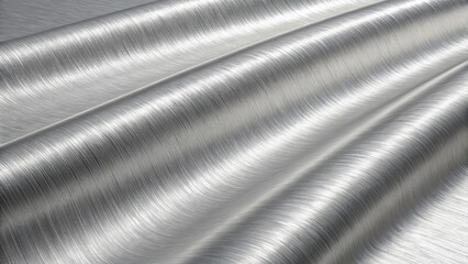 Silver Brushed Metal Texture Wave Pattern Background, Metal, Texture