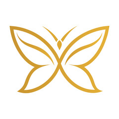 Logotipo de Borboleta Dourada
