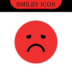 Feedback emoji icons vector. good and bad emoticon signs - Happy and Sad reaction. 6 Color faces, Smiley rating icon set , happy, neutral, sad, emojis. Vector illustration