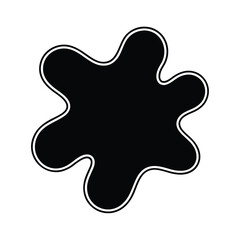 Gradient Liquid Blob Shapes