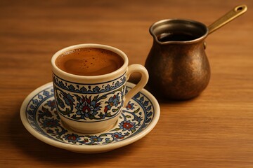 Fototapeta premium Ceramic Turkish Coffee cup
