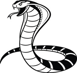 Fototapeta premium vector illustration of a snake