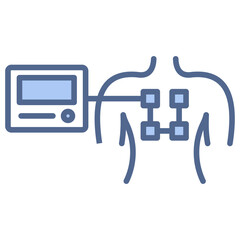 Electrotherapy Blue Icon