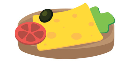 cheese and tomato sandwich