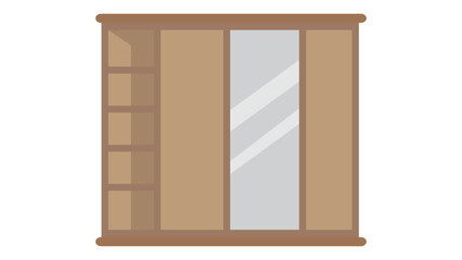 wardrobe isolated on white