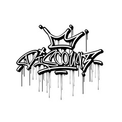 vector illustration of a spider on a white background