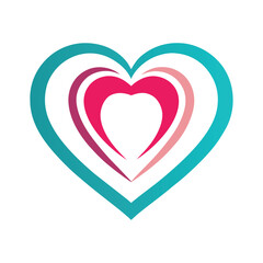 Romantic Heart Logo Vector Free Design