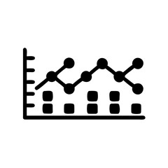 creative and simple minimal details Outline silhouette product statistics icon  sign vector
